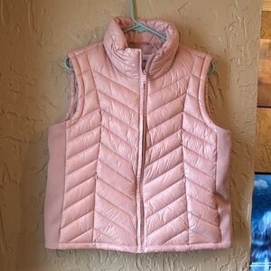 Calvin Klein Light Pink Quilted Vest